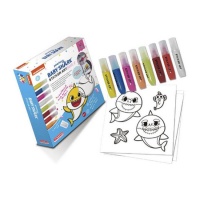 Arte autocolante do tubarão bebé Junior 3D