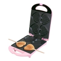 Máquina de waffles mini coração - Bestron