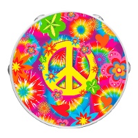 Pandeireta hippie de 17 cm