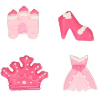 Figuras de Açúcar Princess Fairytale - 8 unidades