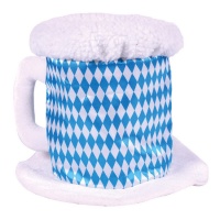 Chapéu de caneca de cerveja Oktoberfest 57 cm