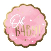 Oh Baby! Balão jumbo cor-de-rosa de 55 cm - Anagrama