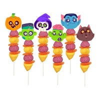 Espeto de Marshmallows de Halloween com figuras de 60 gr - 1 unidade