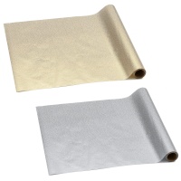 Caminho de mesa de 36 cm acetinado - 3,00 m