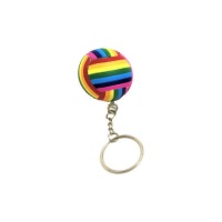 Porta-chaves de bola arco-íris - 1 pc.