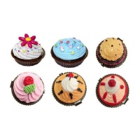 Bálsamo labial em forma de cupcake sortido - 1 unidade