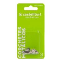 Fechos de 2 cm - Castelltort - 3 unid.