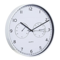 Relógio de parede temp/hidro 43,5 cm - DCasa