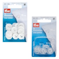 Botões laváveis de 1,5 cm - Prym - 18 pcs.