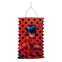 Lanterna de papel tubular Joaninha 28 cm - 1 unid.