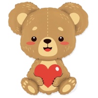 Balão do Urso do Amor 85 x 69 cm - Festa do Conversa