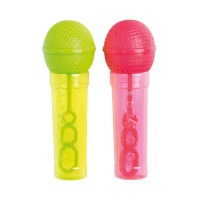 Lâmpadas de microfone coloridas de 11,5 cm - 2 peças.