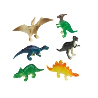 Figuras sortidas de Dinossauros Pré-históricos - 8 unidades