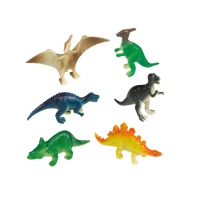 Figuras variadas de dinossauros pré-históricos - 8 unid.