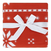 Manta de Natal vermelha de 1,60 x 1,30 m