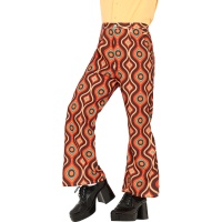 Calça hippie anos 70 para adulto