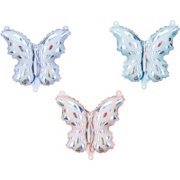 Balões de Borboletas de 23 x 19 cm - 3 unidades