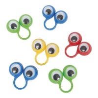 Anéis com olhos - 8 peças