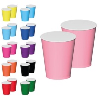 Copos coloridos de 270 ml - 8 unidades