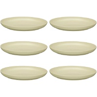 Prato de 26 cm moteado liso - Vessia - 6 unidades