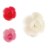 Bolachas de flores 4 cm - Dekora - 72 unidades