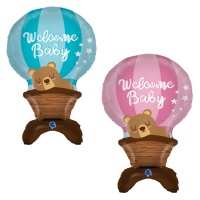 Balão Welcome Baby com base de 97 cm - Grabo