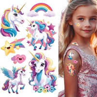 Tatuagens temporárias de Unicórnios