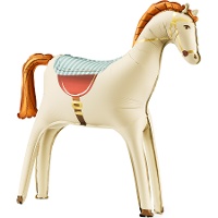 Balão de cavalo creme de 68,5 cm