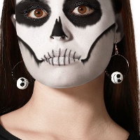 Brincos de Caveira Pesadelo - 1 par