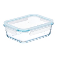 Tupper retangular de vidro borossilicato - 1 L