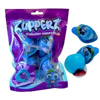 Gomas de mirtilo com recheio de gelatina de 18 gr - 4 unidades