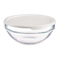 Tupperware de vidro redondo de 600 ml