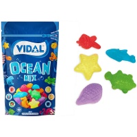 Bolsa de guloseimas animais marinhos - Ocean Mix Vidal - 180 gr