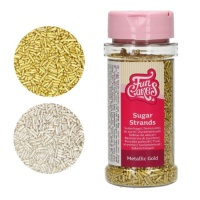 Sprinkles de massinhas metalizadas de 80 g - FunCakes