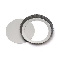 Forma de bolo redonda de 30 x 3,5 cm com base de aço amovível - Decorar