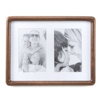 Moldura para fotografias de família 2 fotografias 10 x 15 cm - DCasa