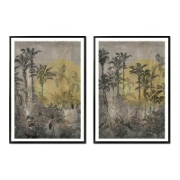 Pintura de palmeiras 50 x 70 cm - DCasa - 1 unidade