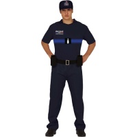 Fato de polícia da cerveja nacional para homem
