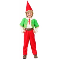 Fato de Elfo Elegante Verde e Vermelho para Crianças