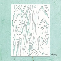 Estêncil de árvore de madeira 6 x 8 cm - papéis Mintay - 1 unidade
