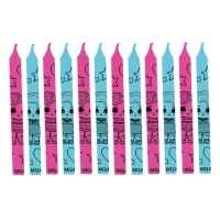 Velas glamourosas LOL Surprise - 12 unidades