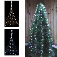 Cortina de 200 luzes para árvore de Natal