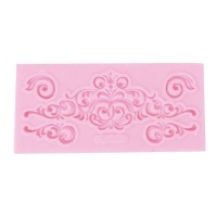 Decorações de moldes de silicone rectangulares 13,6 x 6,5 cm - Artis decor