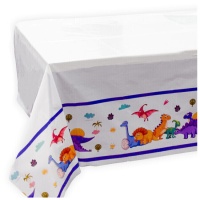 Toalha de mesa da coleção Dinossauros - 1,32 x 2,20 m
