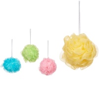 Esponja de banho Pompom em cores vivas - 1 unidade