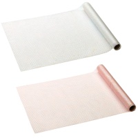 Caminho de mesa de 36 cm de escamas - 3,00 m