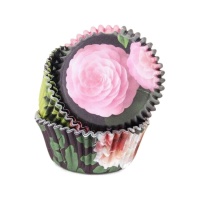 Floral 1 cápsulas cupcake - PME - 60 unid.