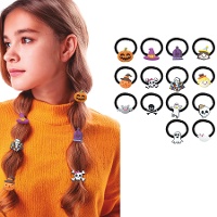 Prendedores de cabelo de Halloween sortidos - 14 unidades
