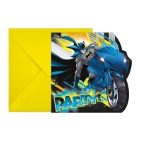 Convites Batman - 6 peças