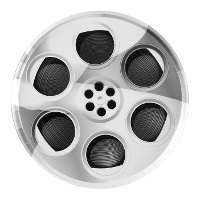 Pratos de cinema de 22,5 cm - 10 unidades